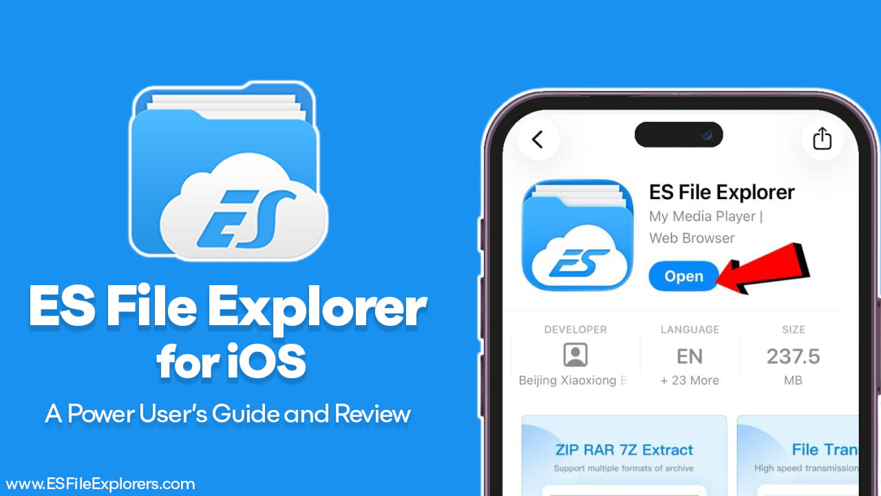 es file explorer ios